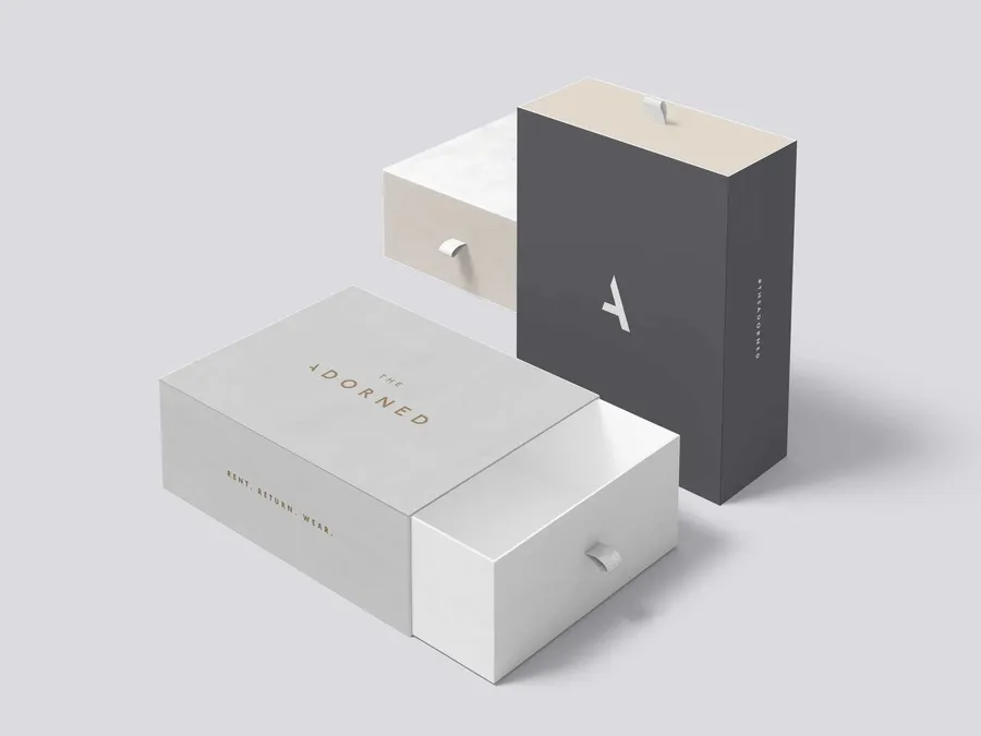 Drawer box — packaging style reference
