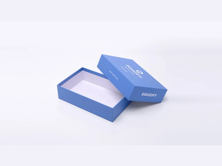 Lid and base box — packaging style reference