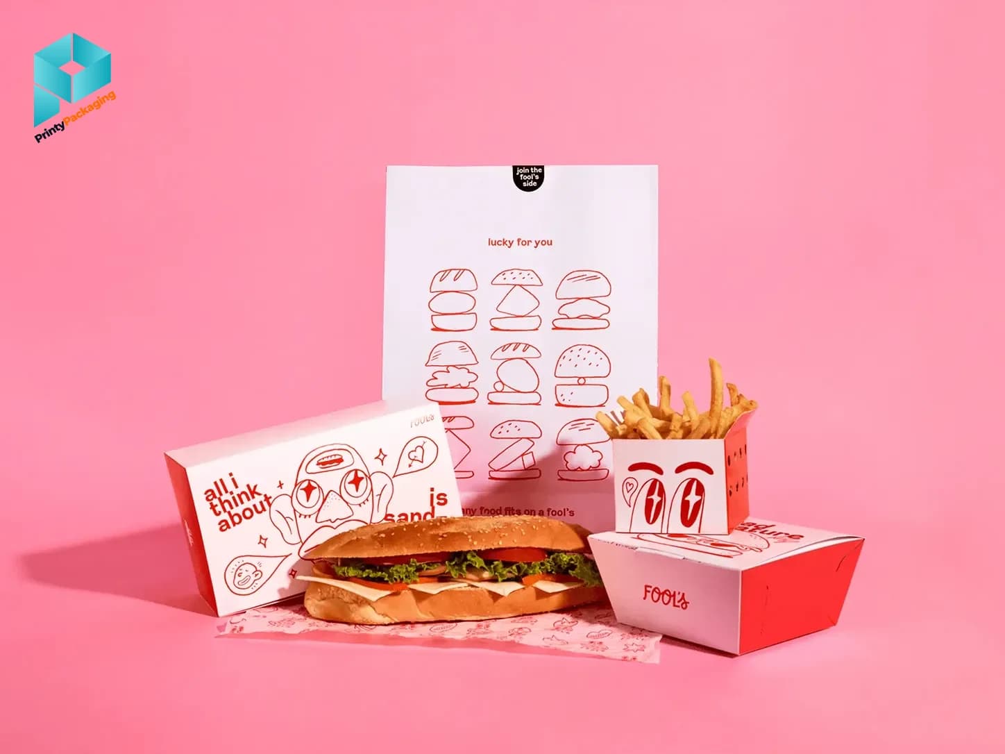 Burger Boxes - in use (concept mockup)