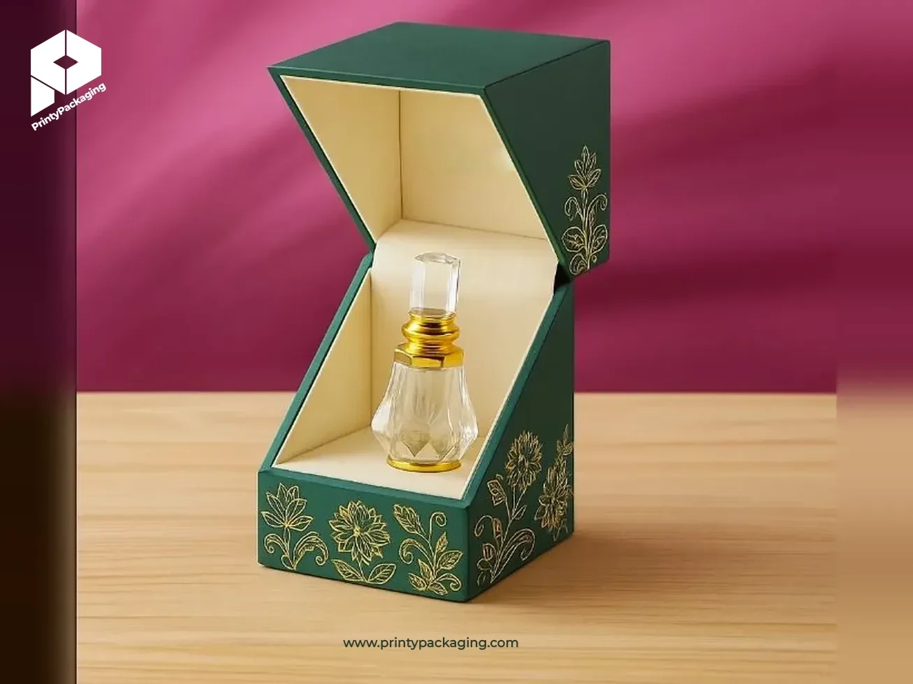Perfume Boxes - open view (concept mockup)