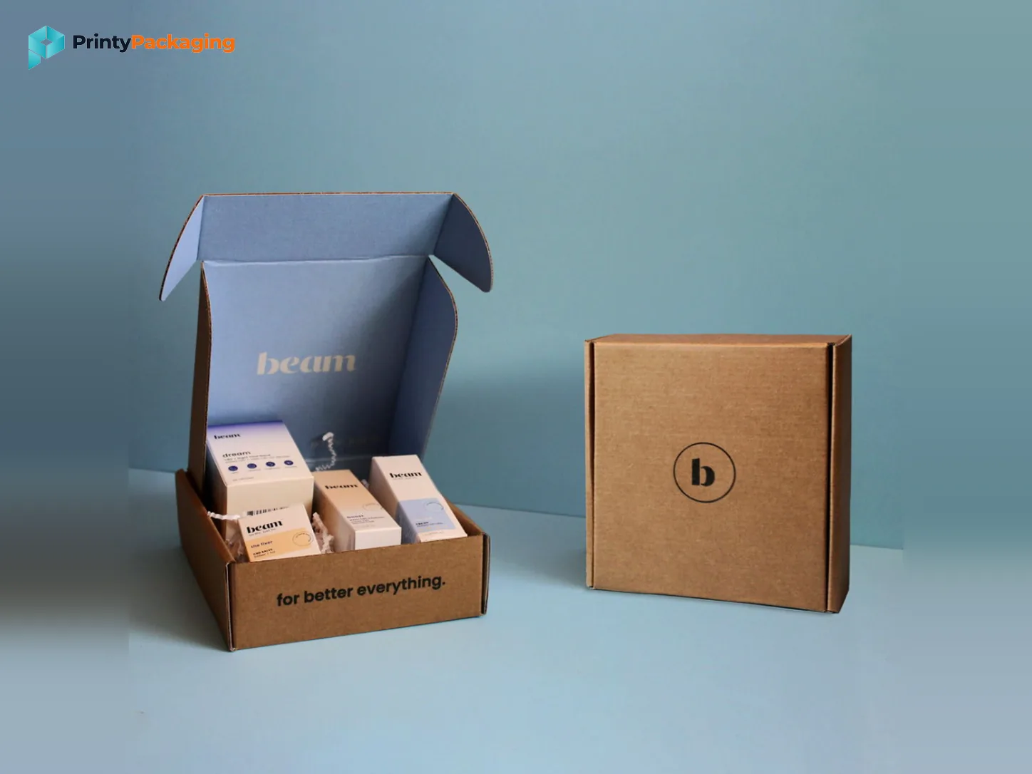 Mailer Boxes - hero view (concept mockup)
