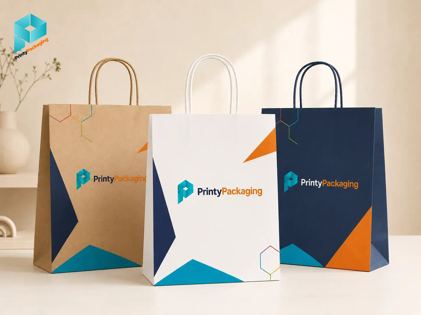 Branded paper bag